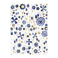 Indigo Flower Mashup (Print Only)