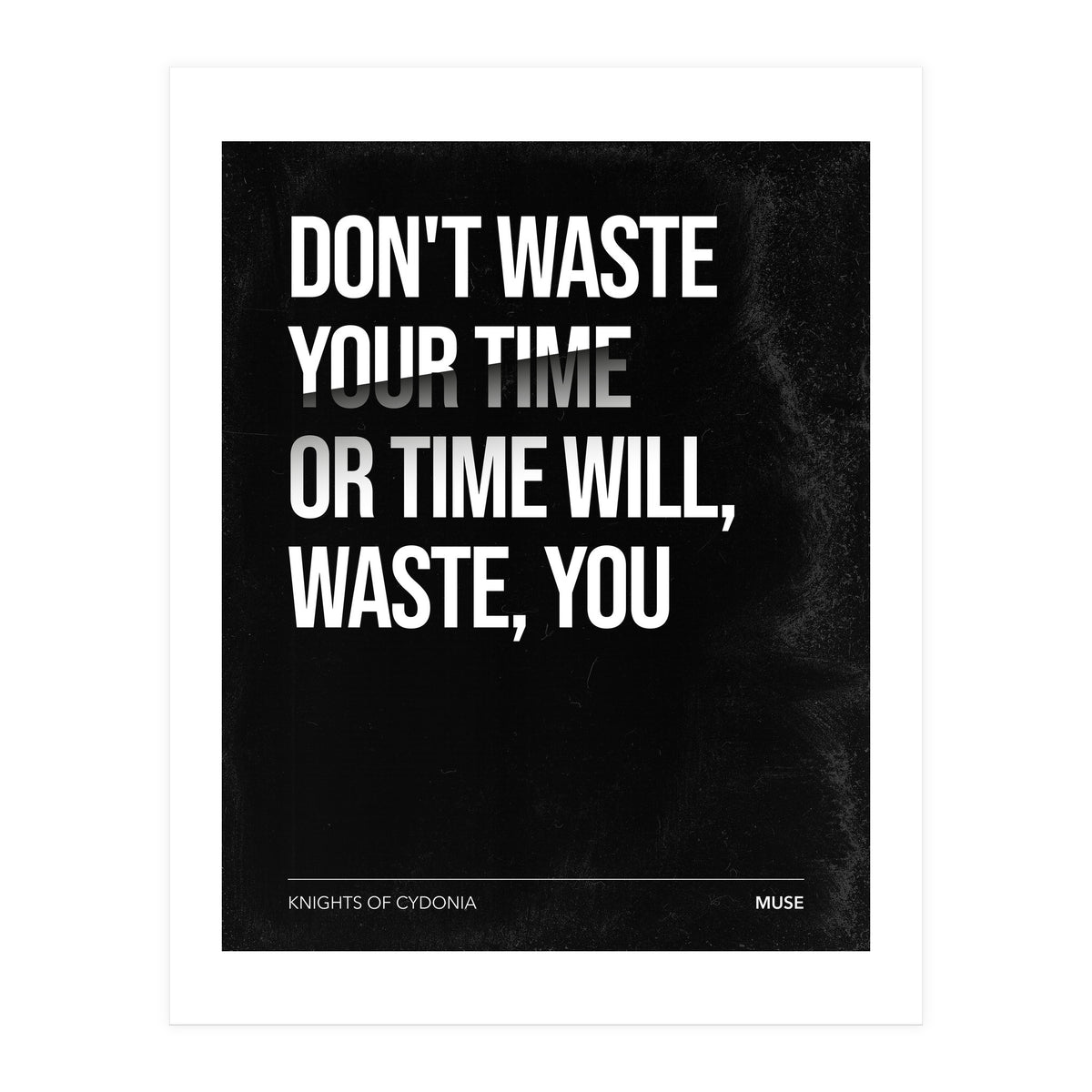 Muse - Knights Of Cydonia (Print Only)