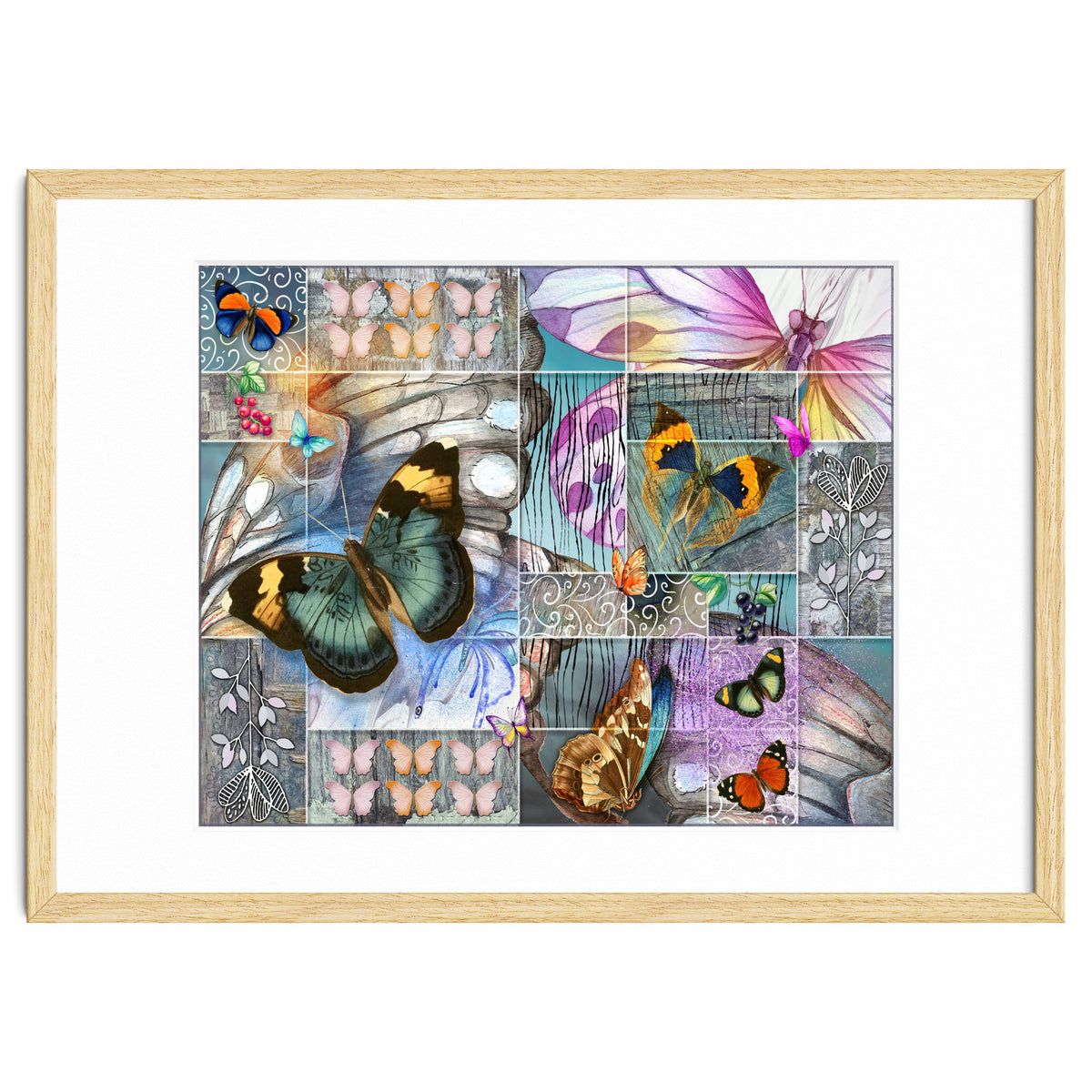 Butterfly Wings Collage