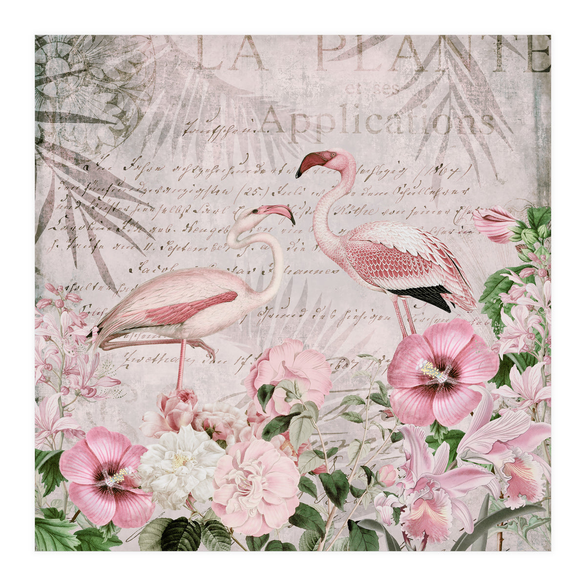Flamingo Paradise 2 (Print Only)