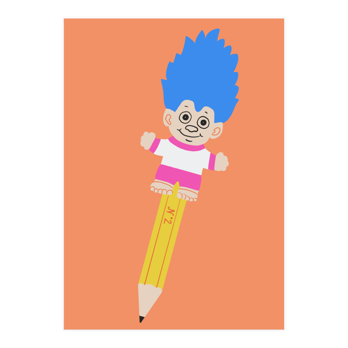 Troll Pencil Topper (Print Only)