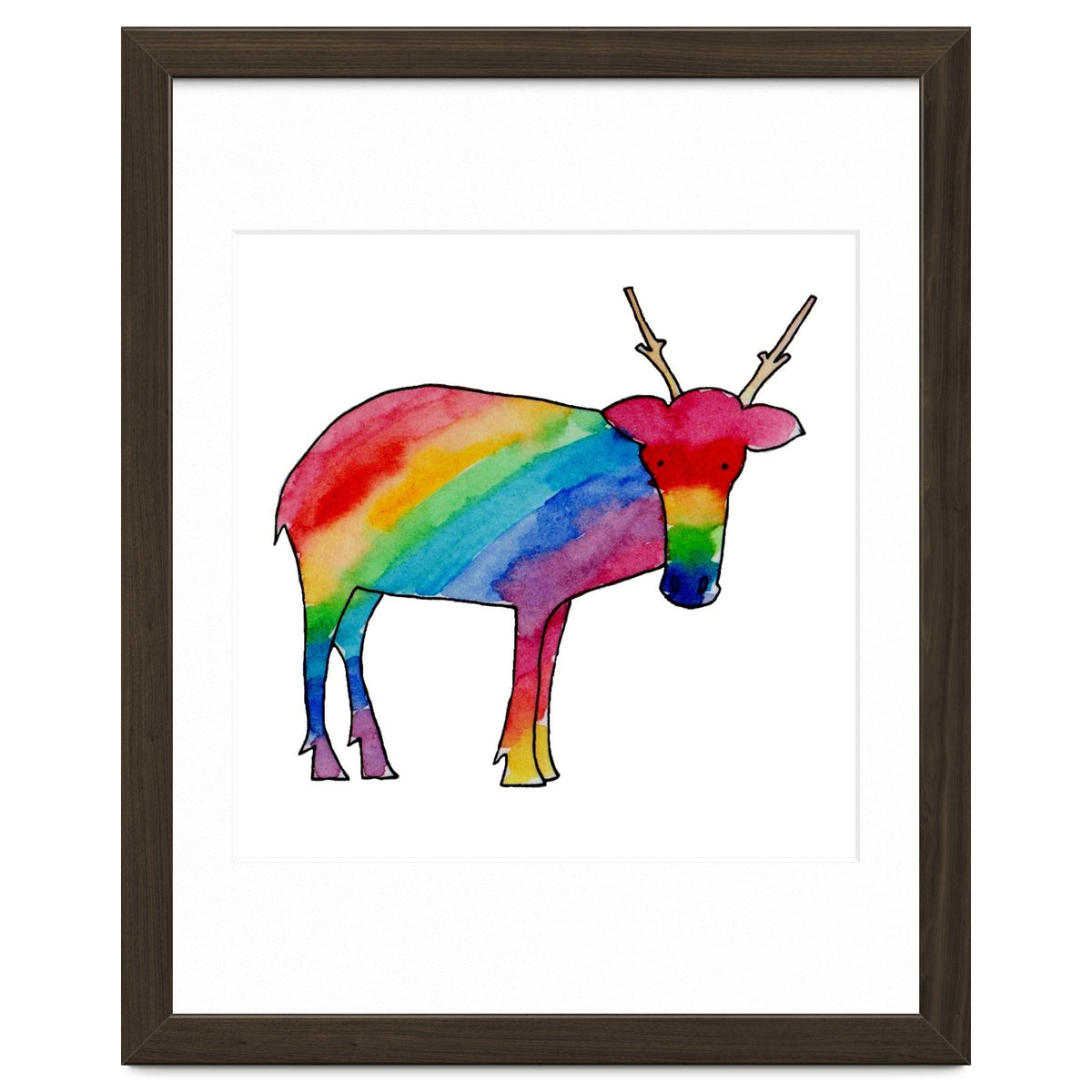 Rainbow reindeer