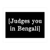 Judges You In Bengali (Print Only) thumbnail