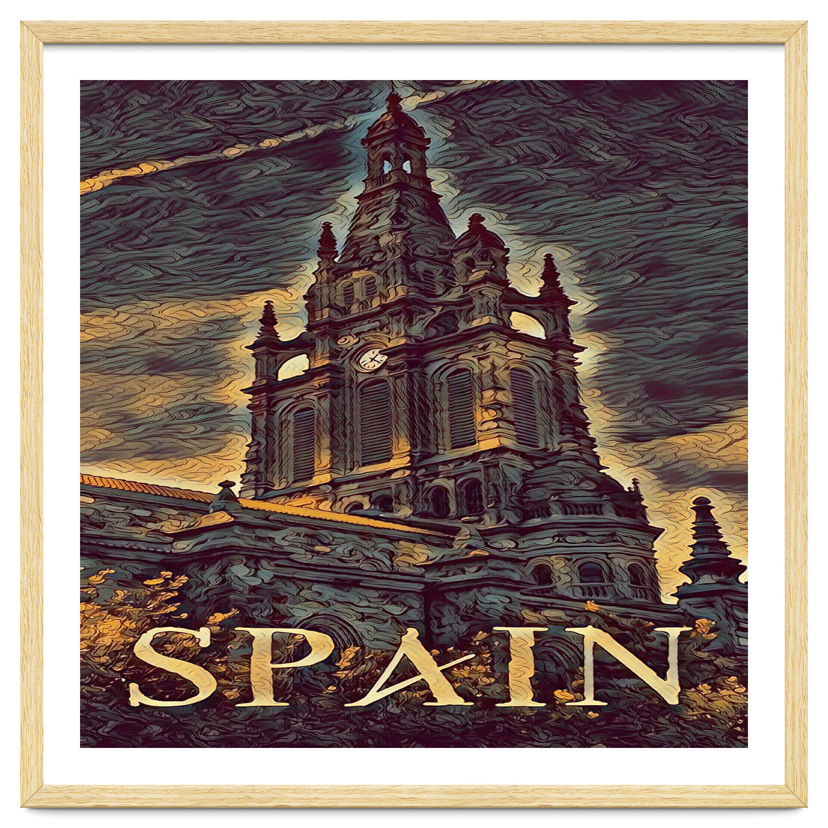 Gothic church in Spain