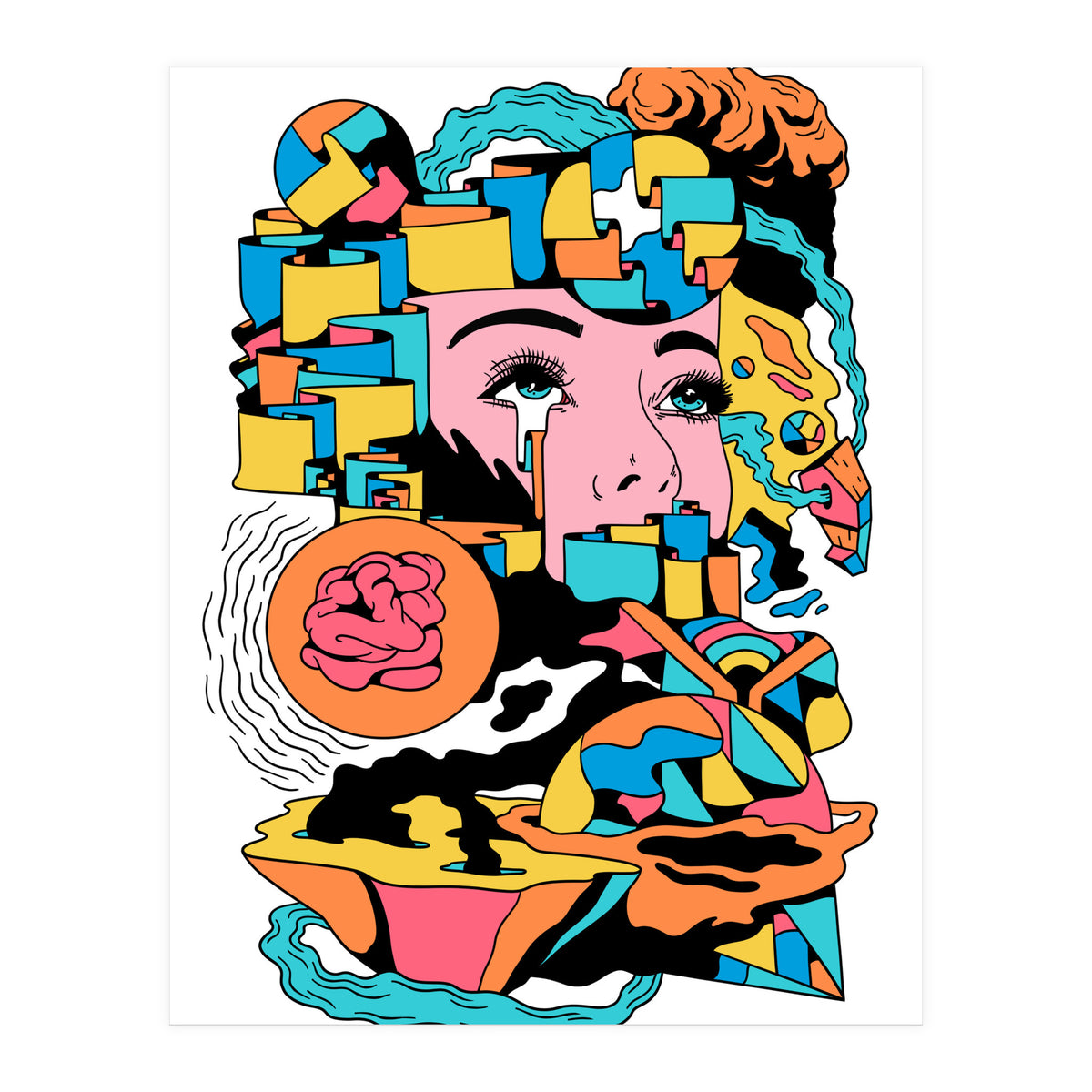 Sad Cliffs (Print Only)