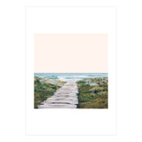 The Ocean is Calling & I Must Go | Pastel Sea Beachy Nature Landscape Travel (Print Only) thumbnail