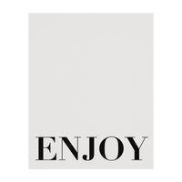 Enjoy White (Print Only)