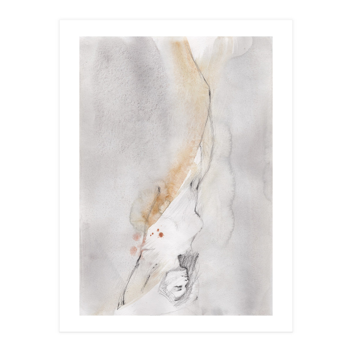 Drawing of a beautiful girl (Print Only)