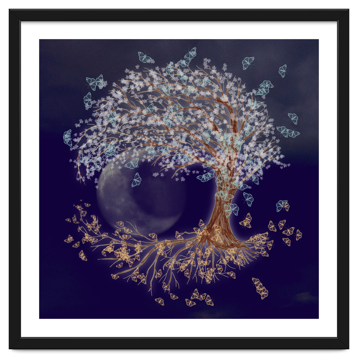Tree of life in the night