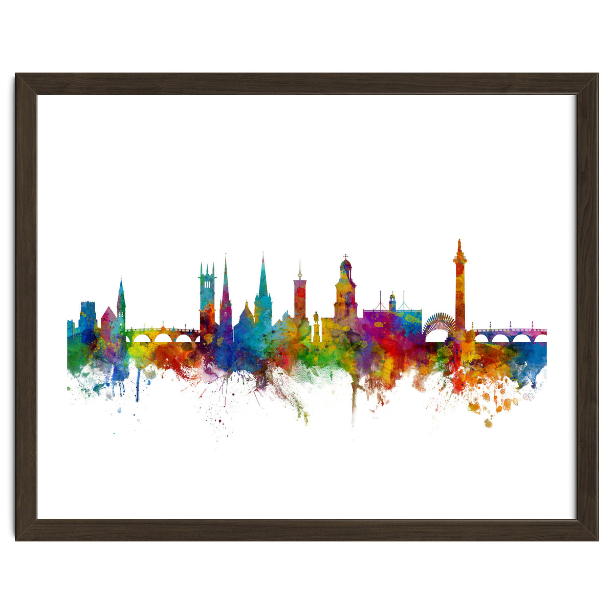 Shrewsbury England Skyline