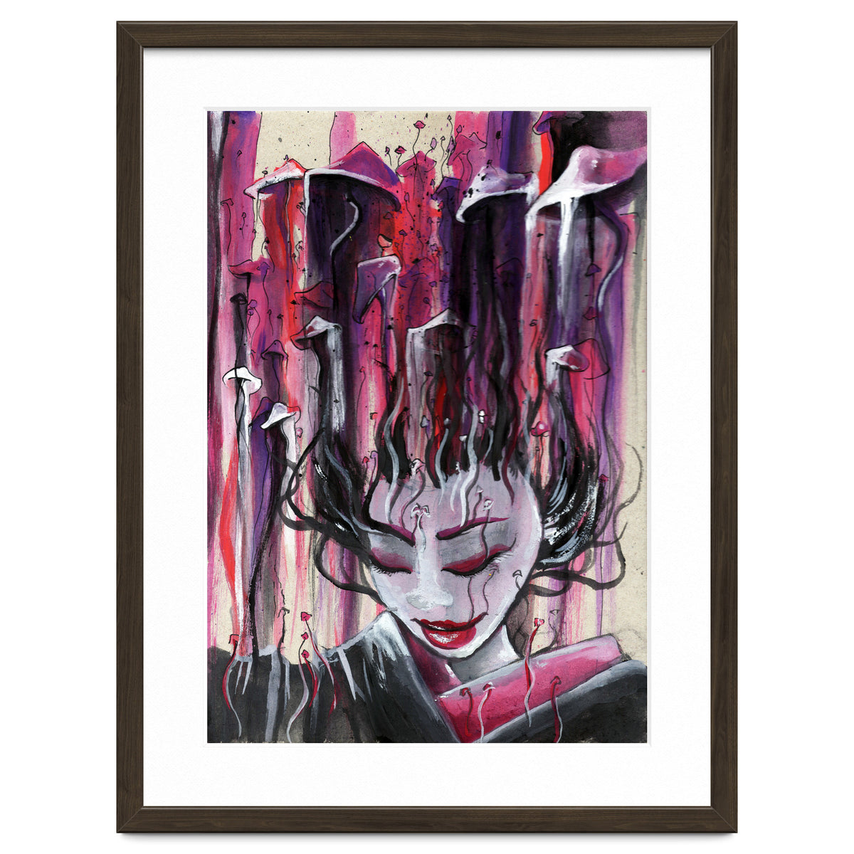 Geisha in Mushrooms: The Surrealistic Concubine