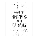 Text Art COUNT THE MEMORIES (Print Only) thumbnail