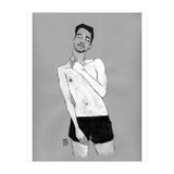 Untitled #42 - Man in black shorts (Print Only) thumbnail