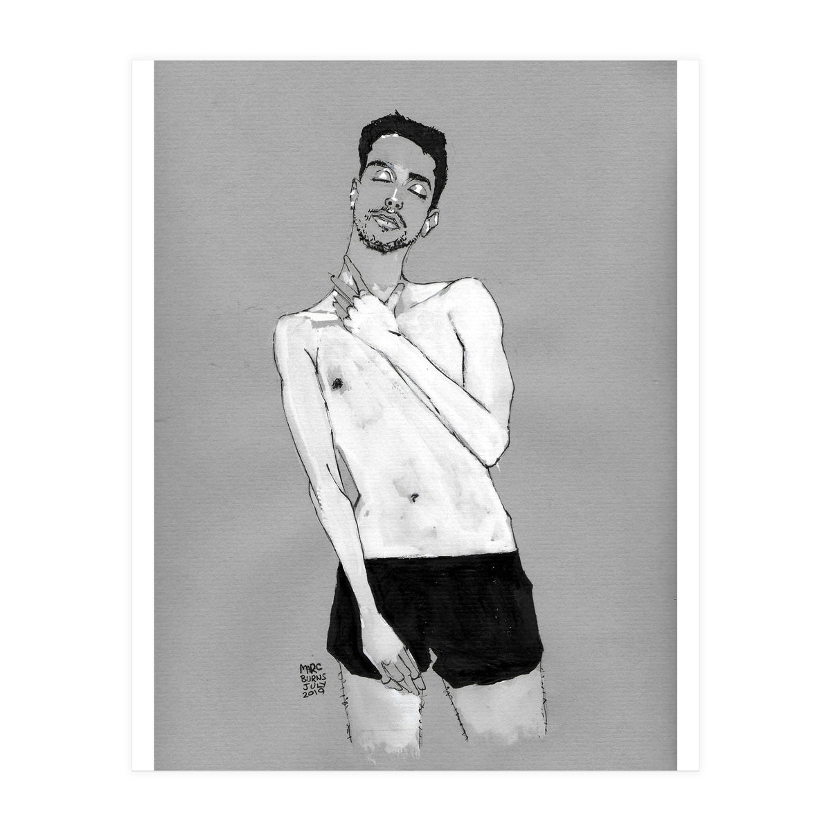 Untitled #42 - Man in black shorts (Print Only)