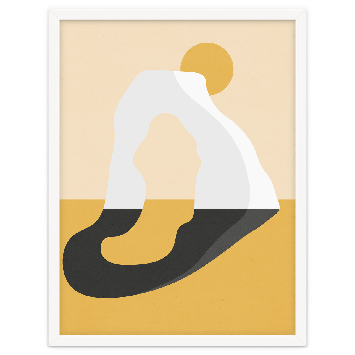 Abstract Arch - Golden Desert