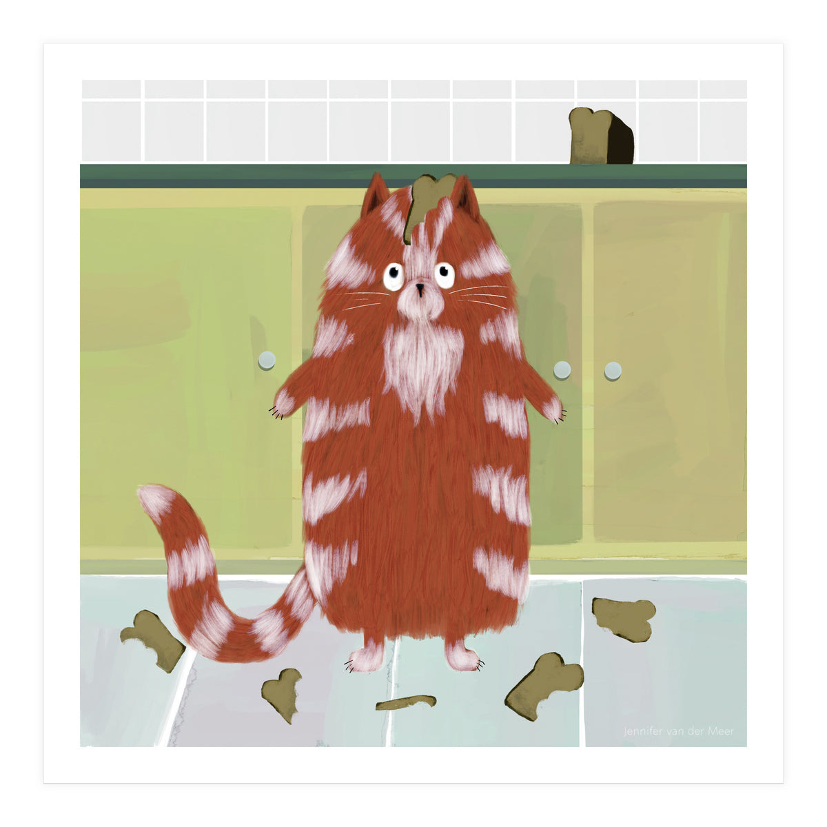 Cat 20: Me? No, I don't like bread! (Print Only)