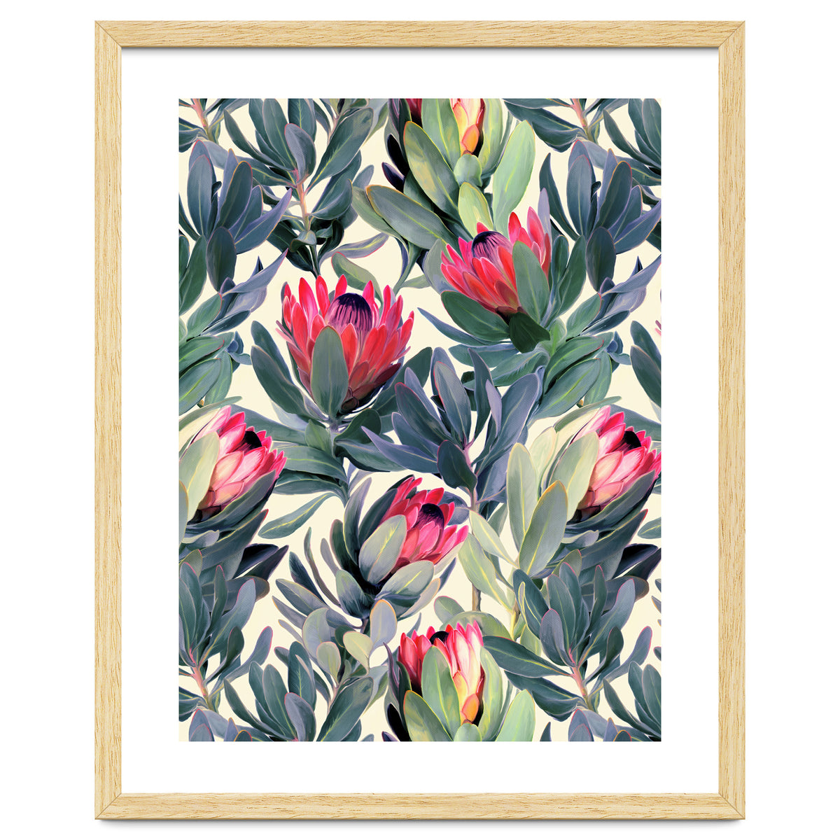 Painted Protea Pattern