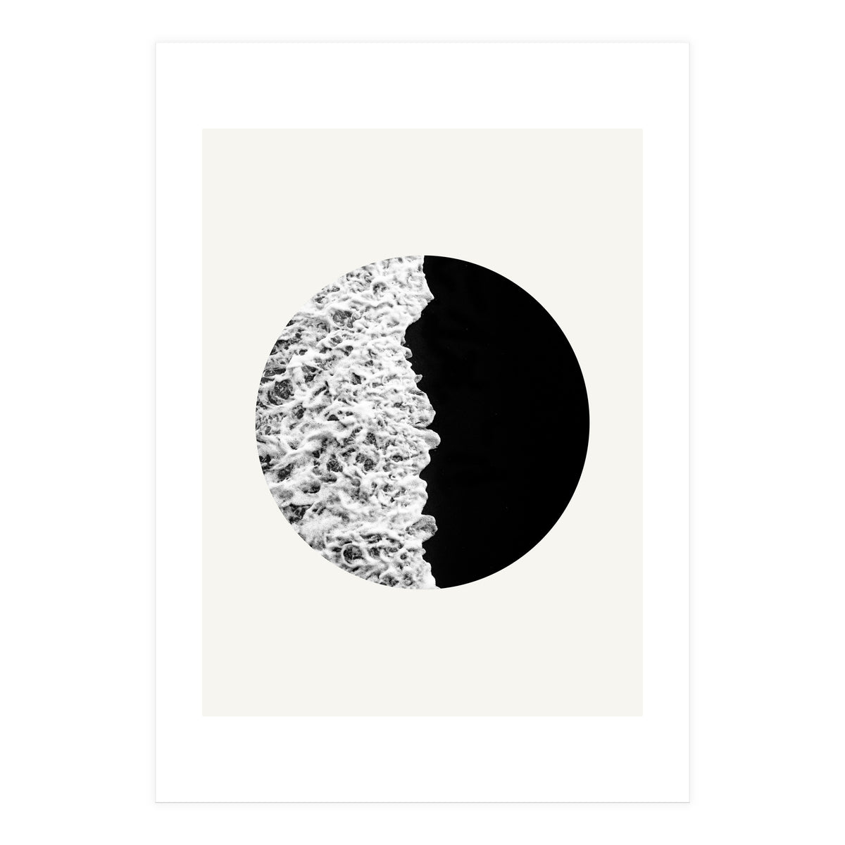 Ocean Waves Yin Yang (Print Only)