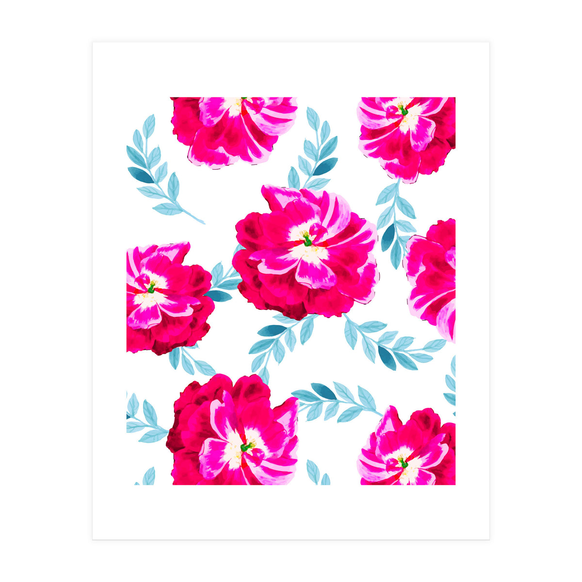 Fluorescent Florals (Print Only)