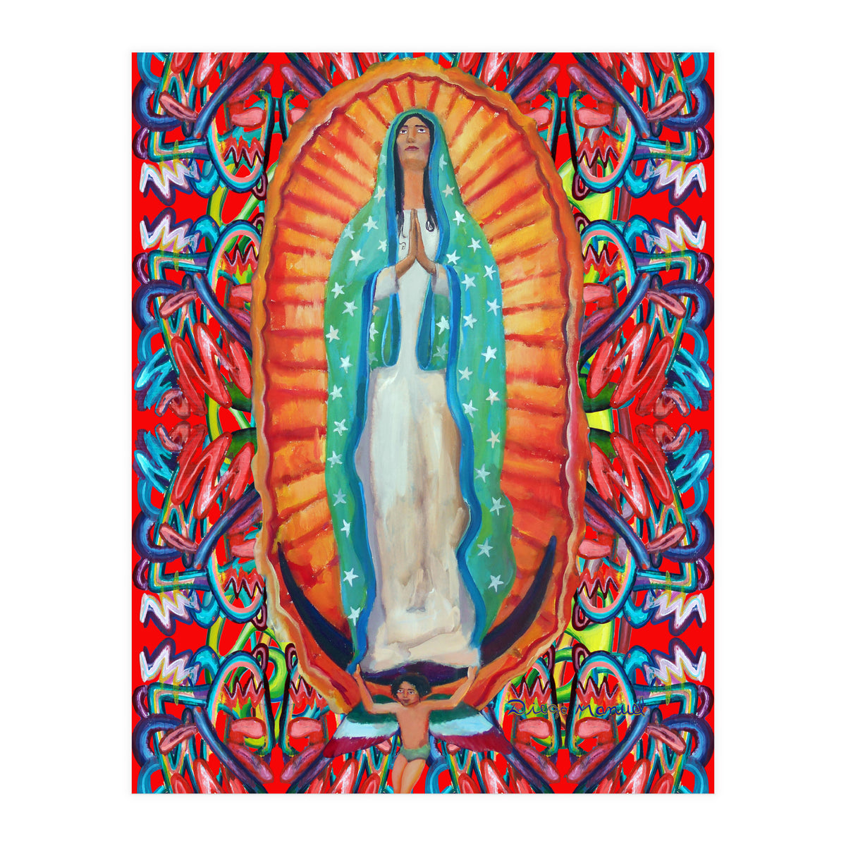 Virgen De Guadalupe 8 (Print Only)