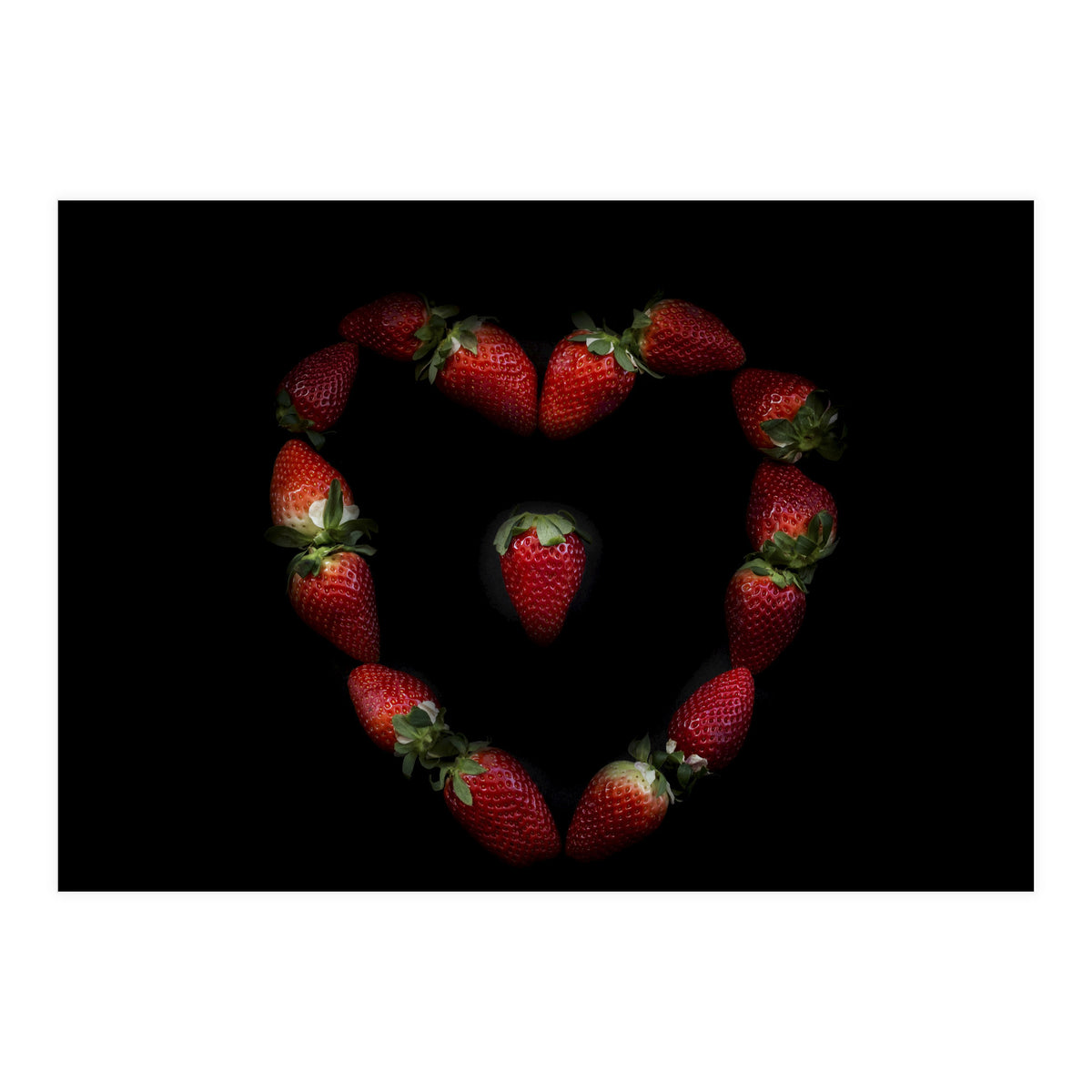 Heart of strawberries (Print Only)