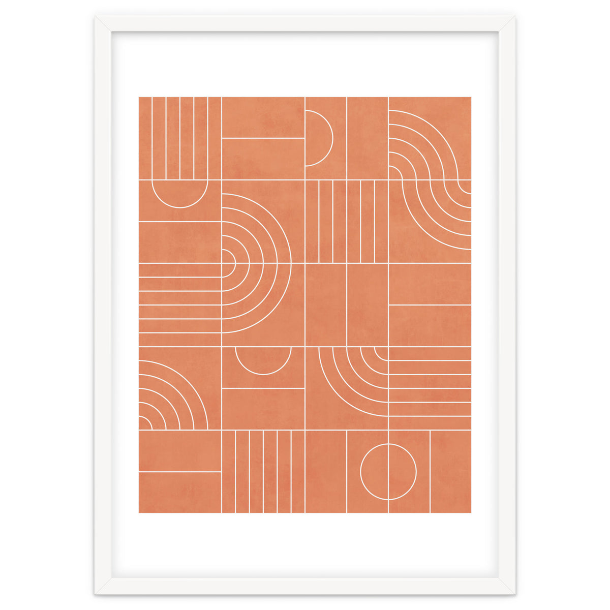 My Favorite Geometric Patterns No.23 - Coral