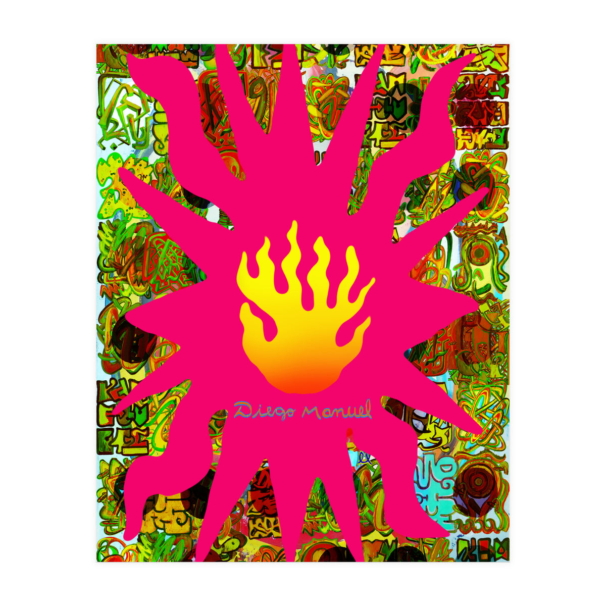 Fuego Y Graffiti 57 (Print Only)