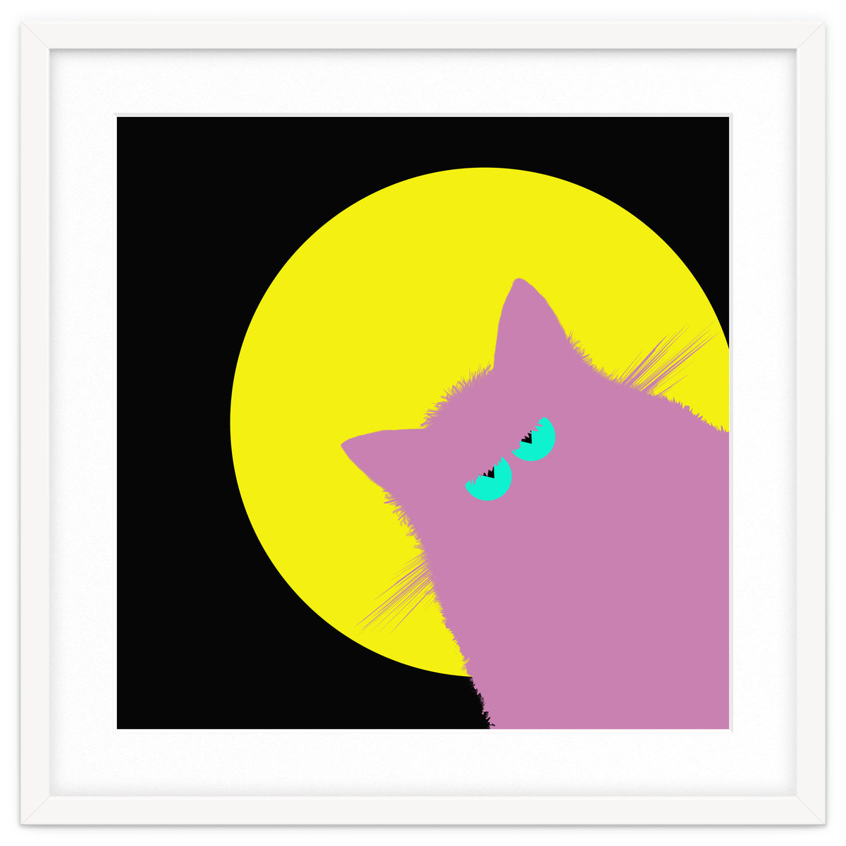 Full Moon Lilac Cat