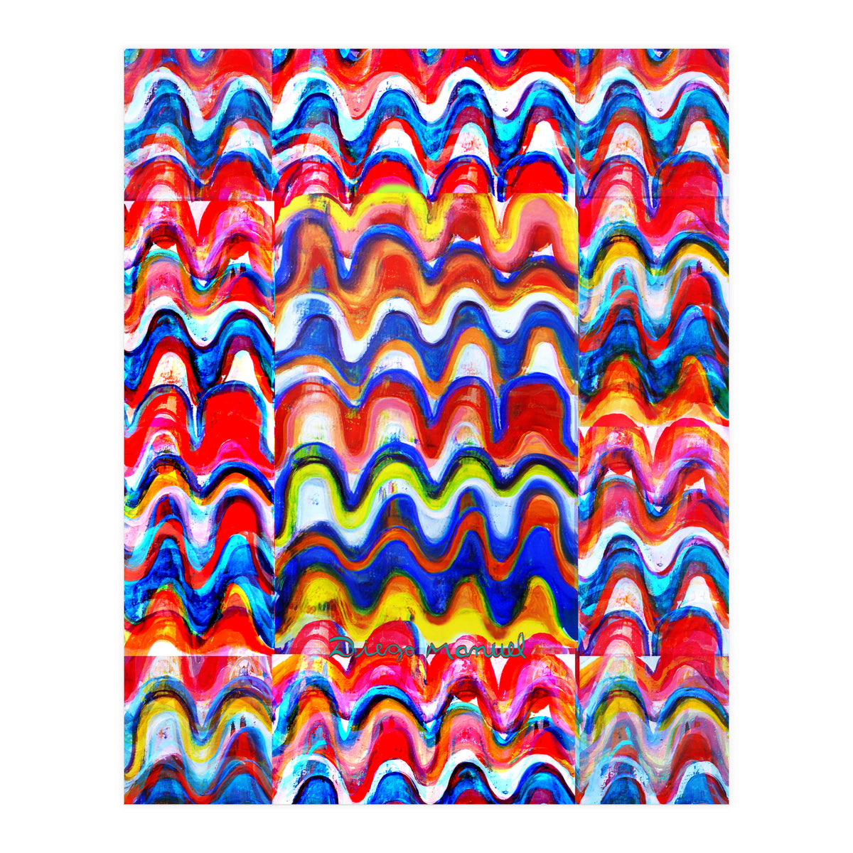 Pop abstract color full (Print Only)