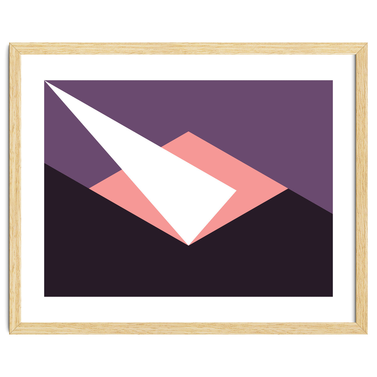 Geometric Shapes No. 59 - pink & purple