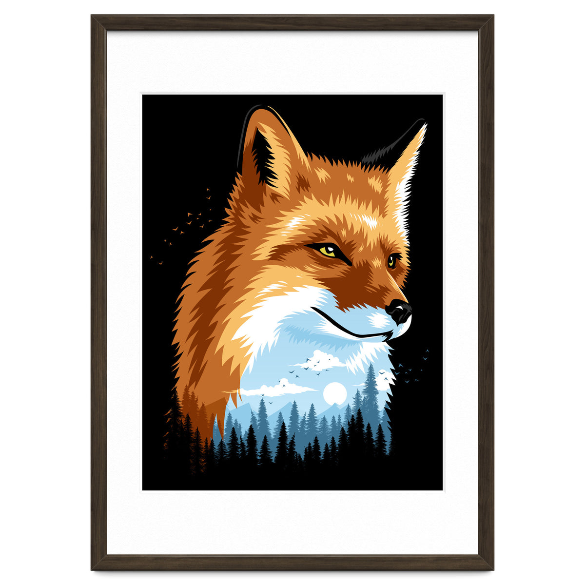 Fox Colors Forest