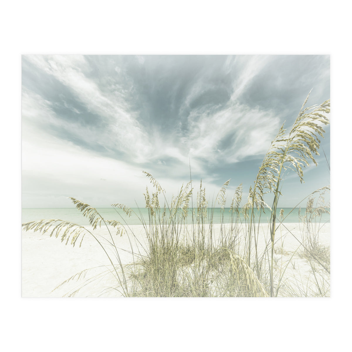 Heavenly calmness on the beach | Vintage (Print Only)