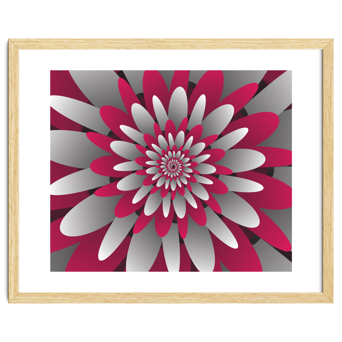 Paper Cut Flower Spiral