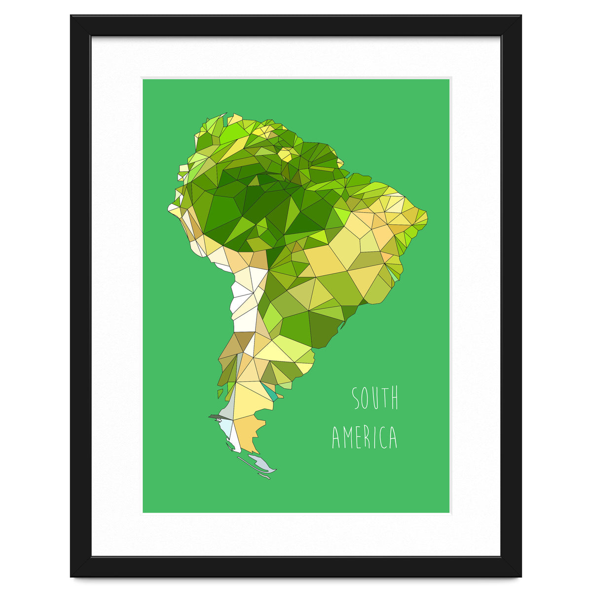 SOUTH AMERICA – Green