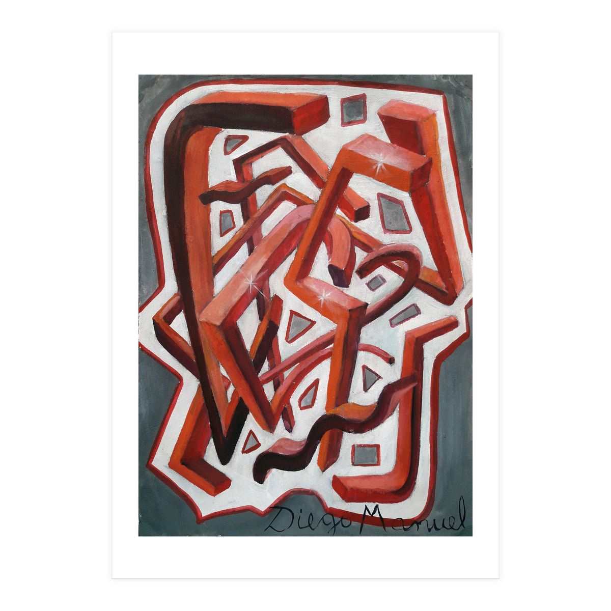 Formas En El Espacio 33 (Print Only)