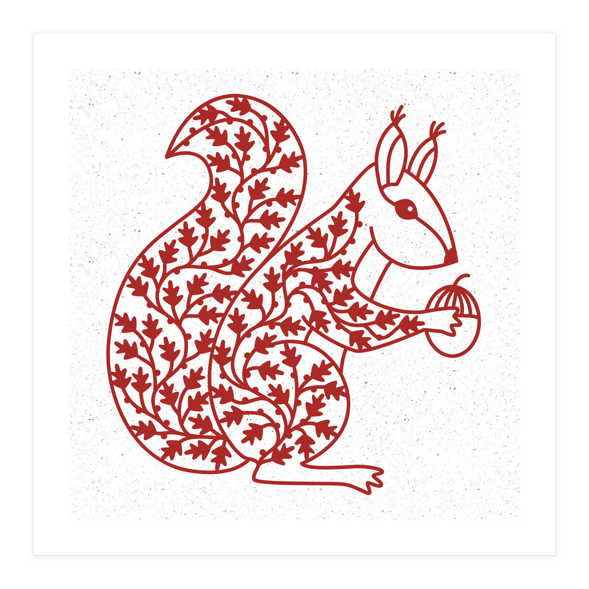 Squirrel Papercut (Print Only)