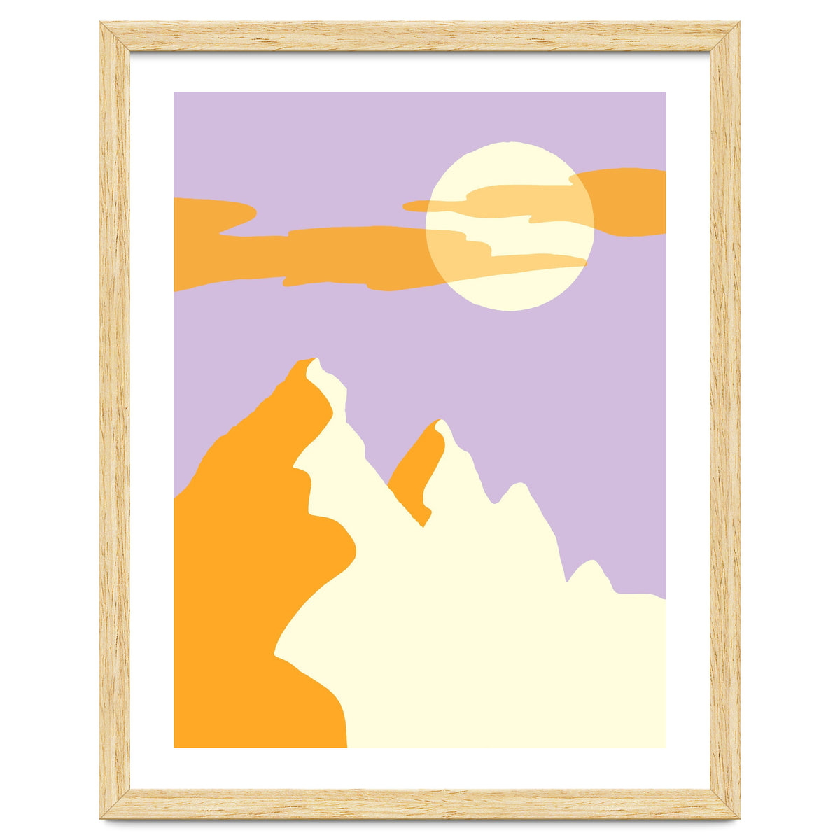 Pastel Minimal Landscape