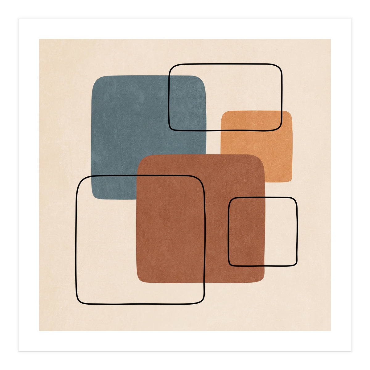 SQUARE SHAPES 02 (Print Only)