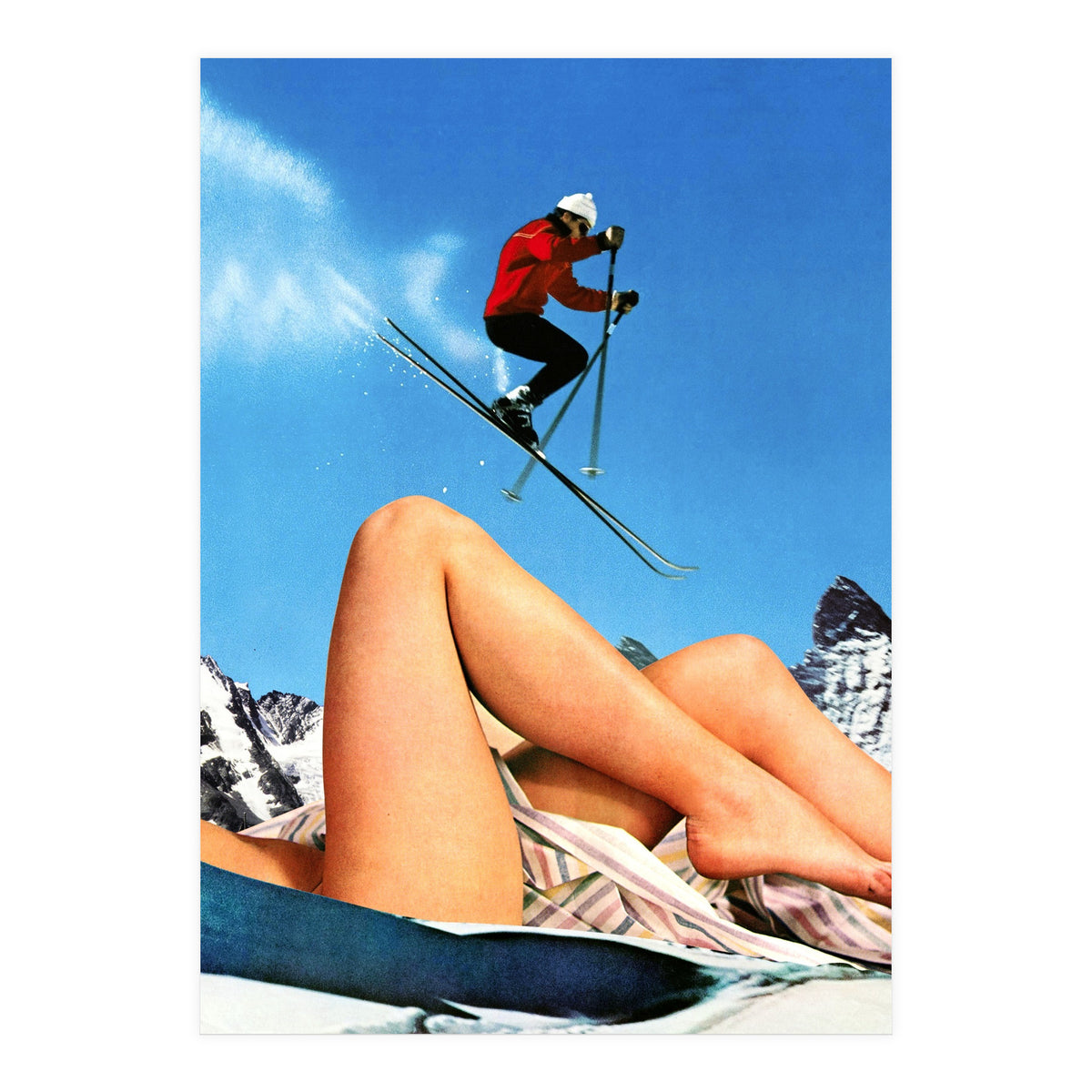 Skiing Time (Print Only)