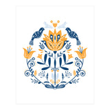 Scandinavian Folk Art  (Print Only) thumbnail