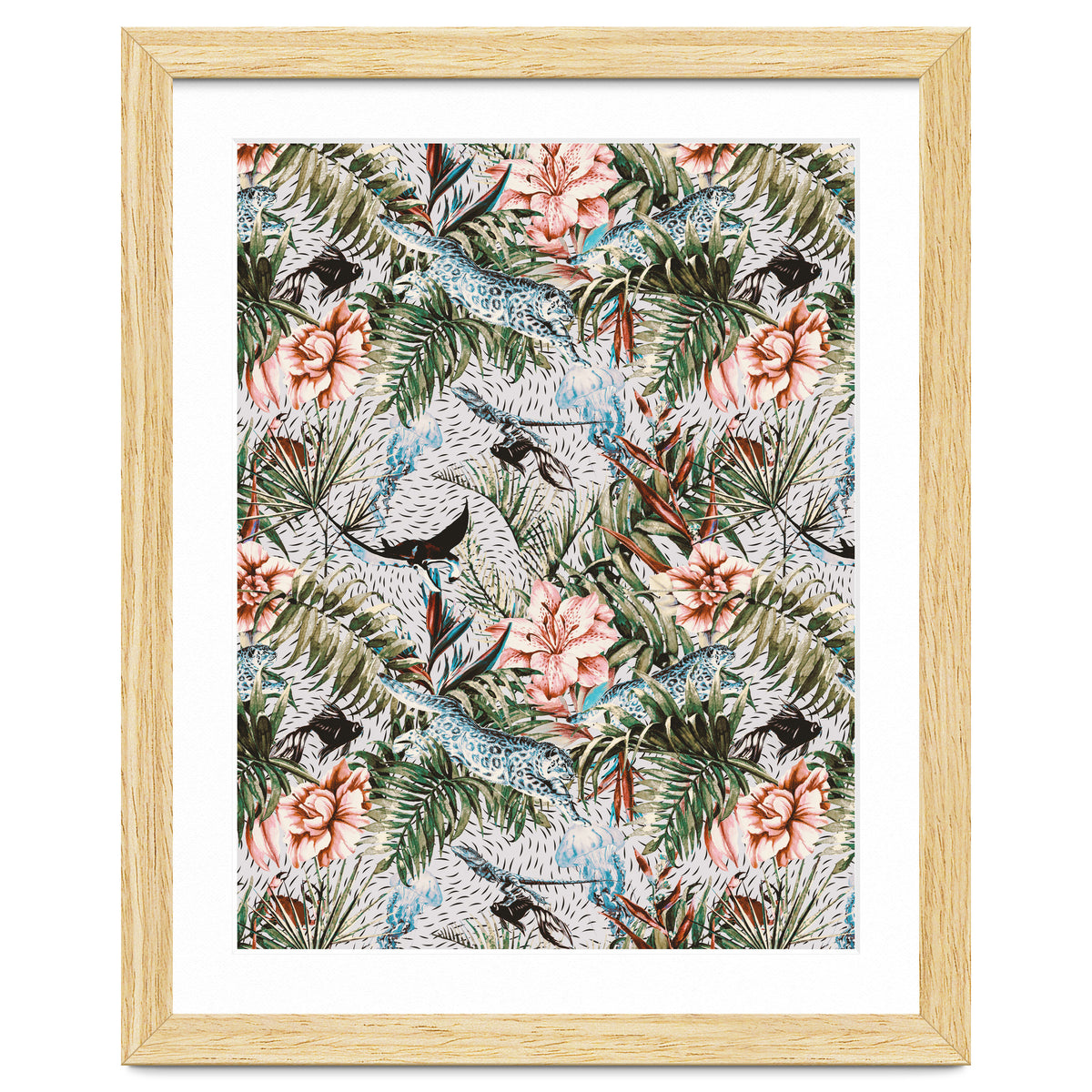 Paradisiacal flora and fauna