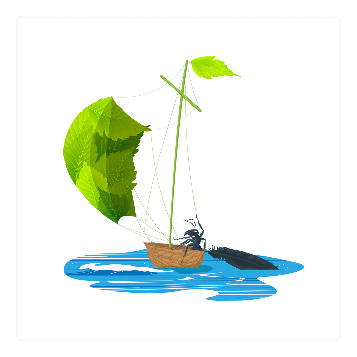 Walnut Ride (Print Only)