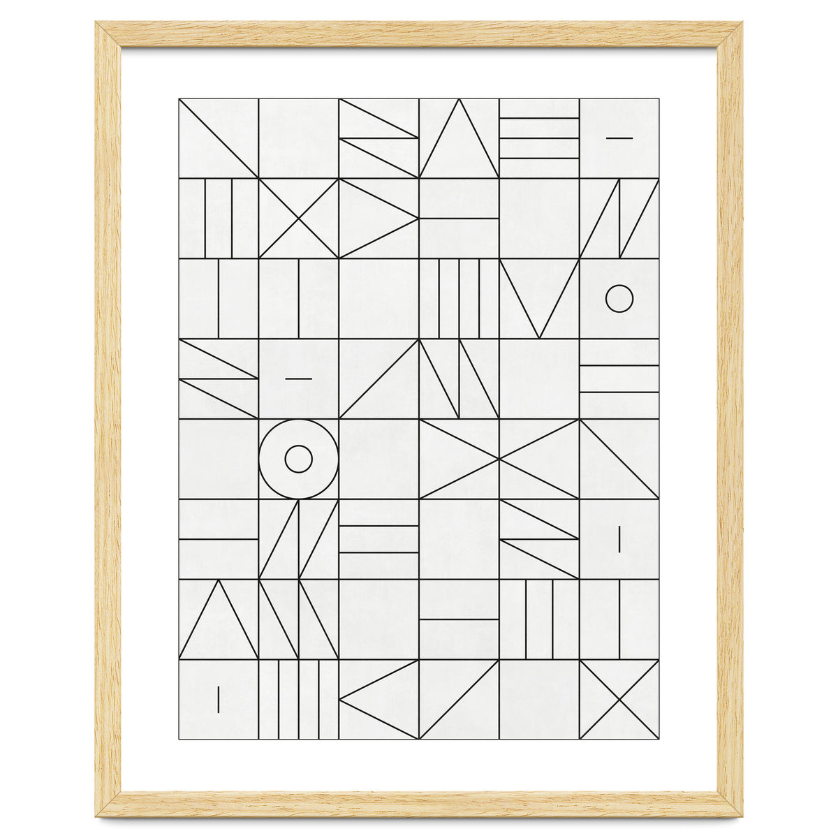 My Favorite Geometric Patterns No.1 - White