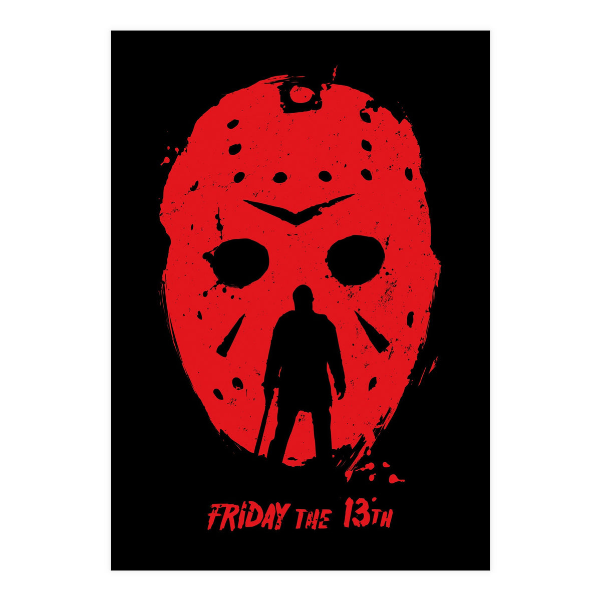 Friday the 13th movie poster (Print Only)
