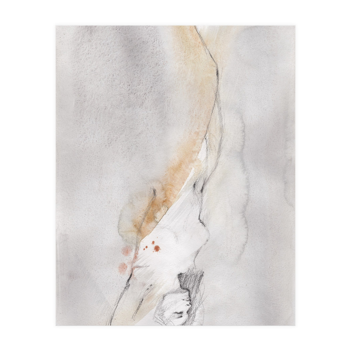 Drawing of a beautiful girl (Print Only)