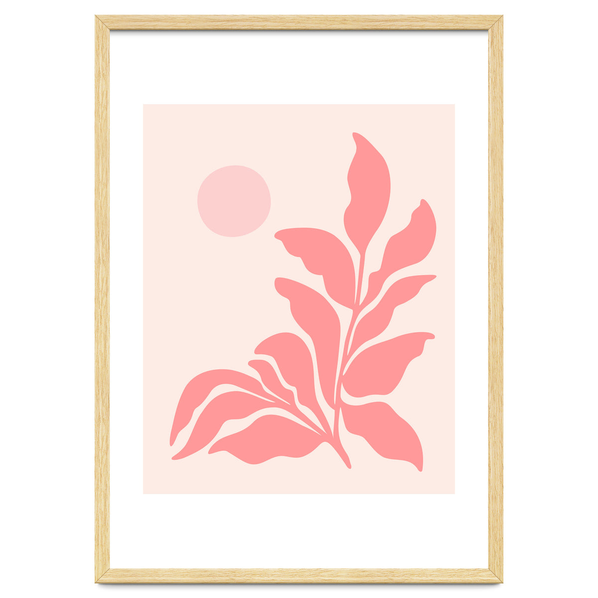 Mid Century Pink Garden