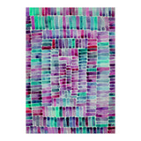 Abstract rectangle pattern in magenta and teal (Print Only) thumbnail