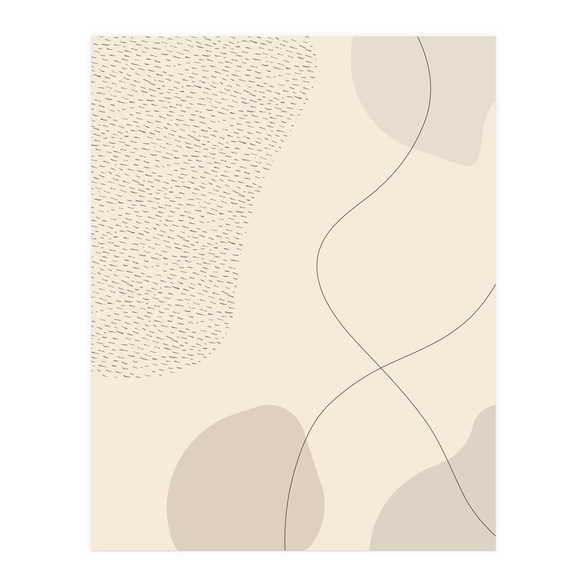 Mid-Century Modern No. 3 | brown   (Print Only)
