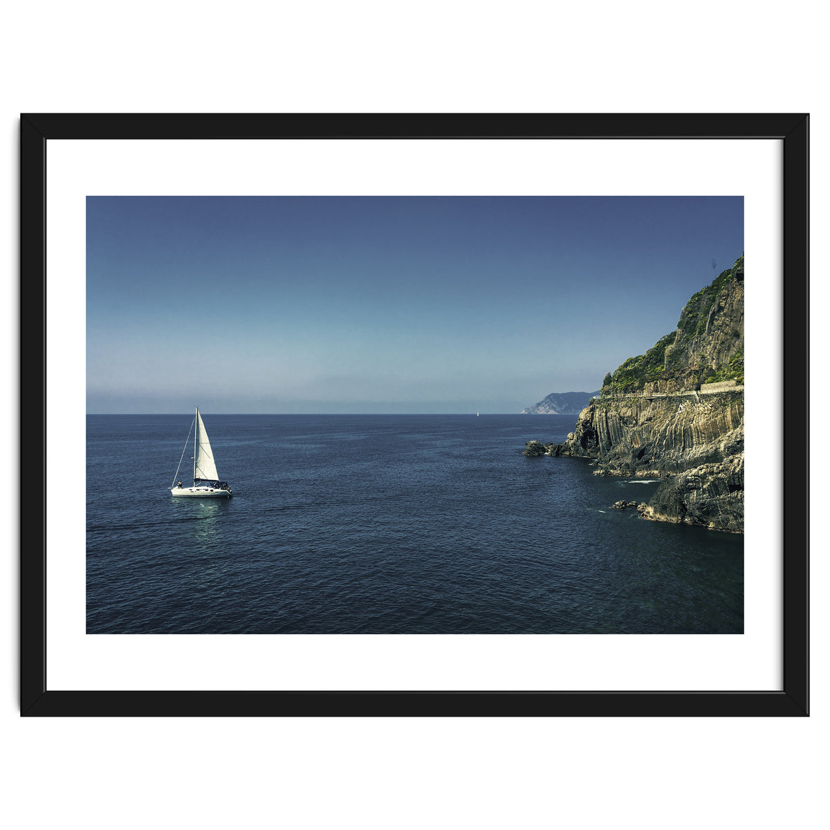 Cinque Terre Blue Sea