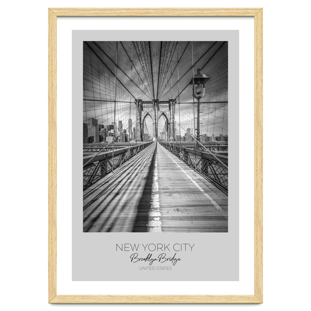 In focus: NEW YORK CITY Brooklyn Bridge